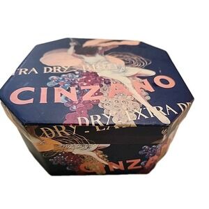 7in X 3.5in Cardboard Cinzano Storage / Display Box Cardboard